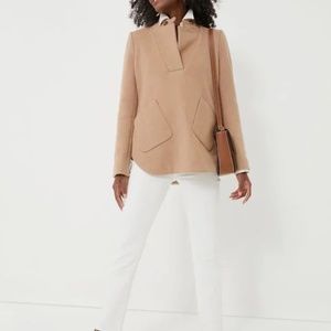 COPY - Tuckernuck Camel Emerson Popover Sweater Size Extra Small NWT RETAIL $29…